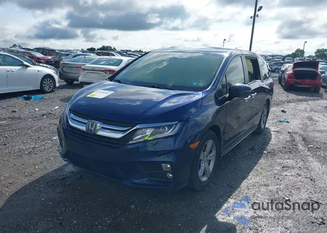 2019 Honda Odyssey Ex-L из США, поврежденный, VIN 5FNRL6H75KB029324